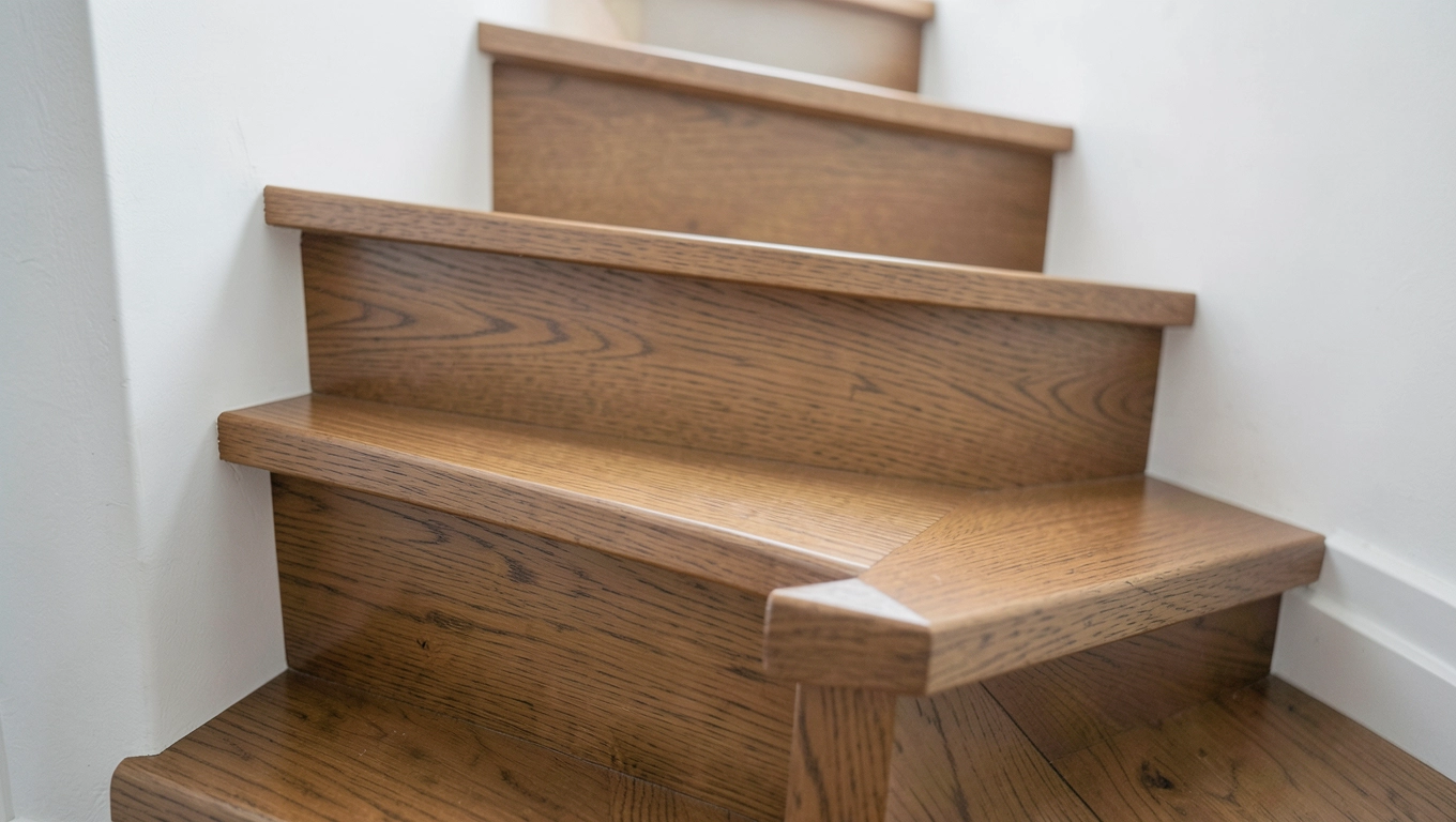 Cięcie deski Barlineckiej na stopnie schodowe