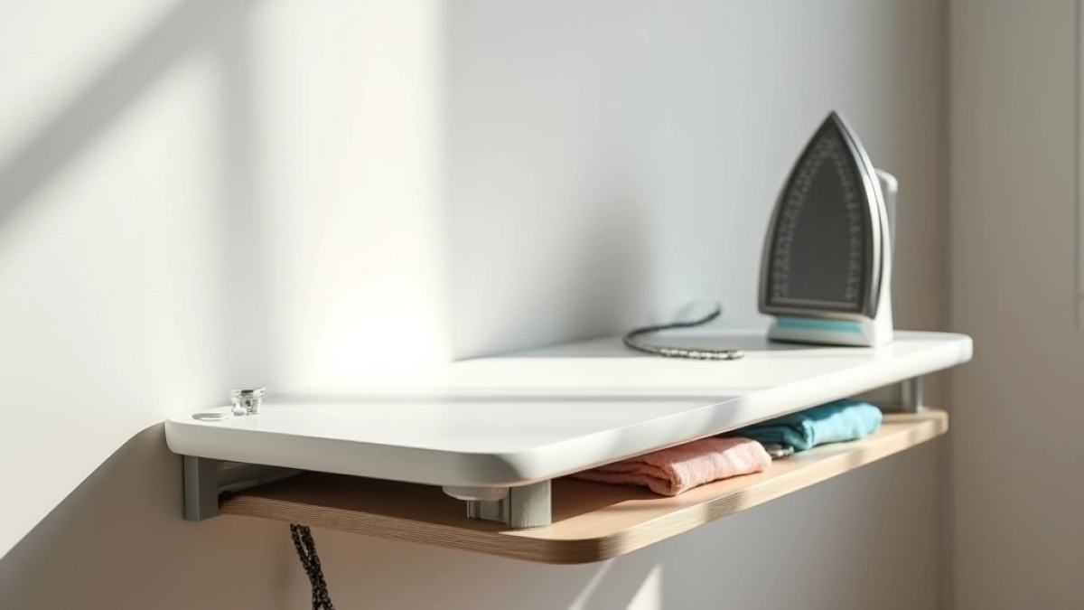 Deska do prasowania mocowana do ściany