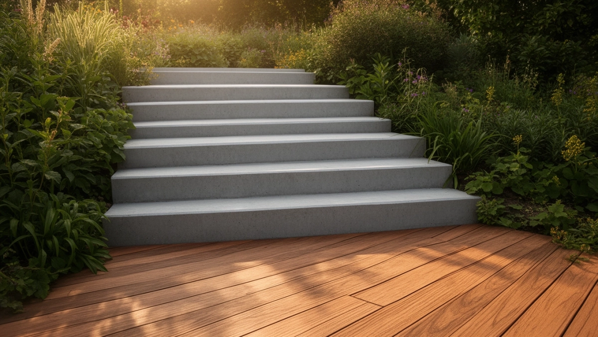 Deska kompozytowa na schody betonowe