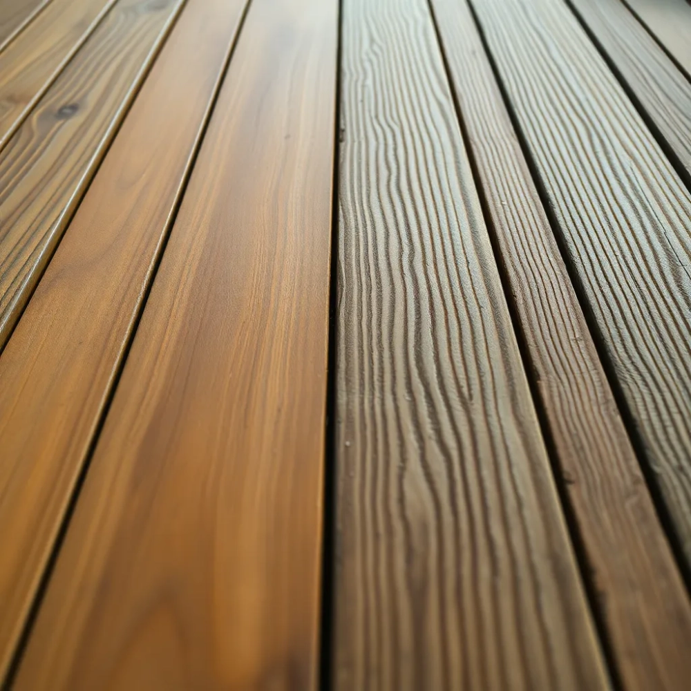 Jakie deski na taras gładkie czy ryflowane