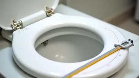 jak zmierzyć deskę sedesową