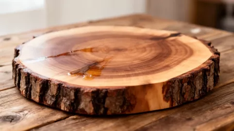 Jak zrobić deskę do krojenia z plastra drewna