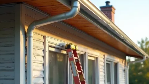 Montaż rynny do deski czołowej