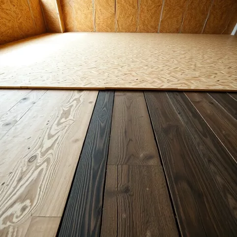 Podłoga z OSB na starych deskach