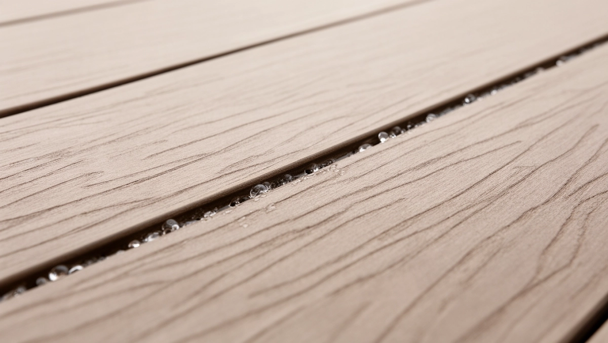 Szczelina między deskami kompozytowymi