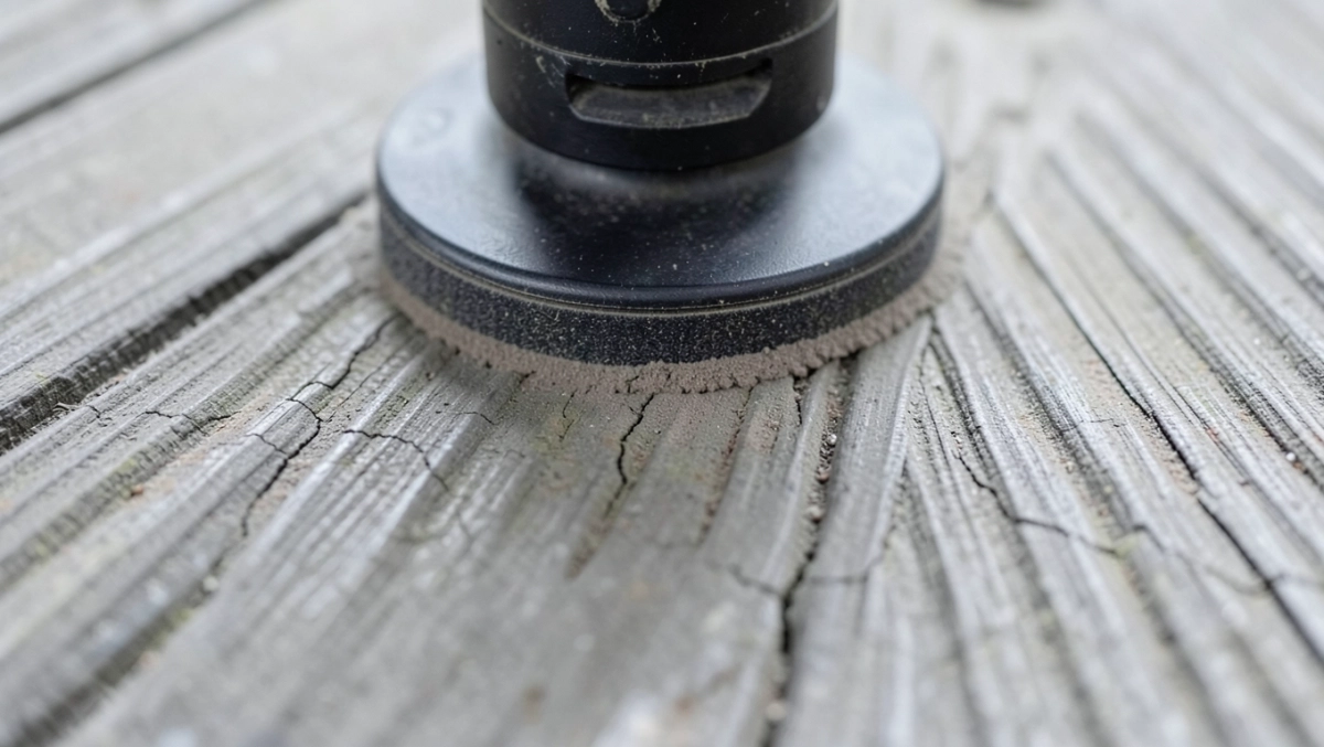 Szlifowanie deski ryflowanej